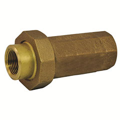 DUAL CHECK VALVE 3/4" FIP,LF