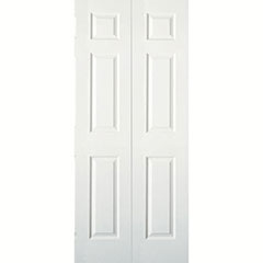 6-PANEL PRIMED WHITE BIFOLD