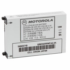 MOTOROLA RECHARGEABLE BATTER