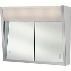 MED CABINET 2LIGHT 24X19-3/8