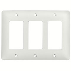 DECORATOR WALLPLATE 3-GANG W