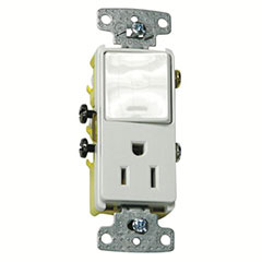 ROCKER COMBO SWITCH & RECEPT