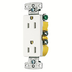 DECORATOR RECEPTACLE SELF GR