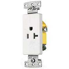 DECORATOR RECEPTACLE SINGLE