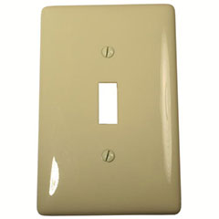 WALLPLATE MIDI TOGGLE 1-GANG IVORY