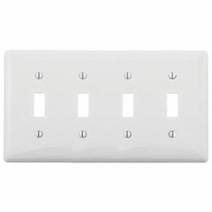 WALLPLATE MIDI TOGGLE 4-GANG