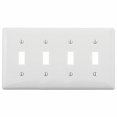 WALLPLATE MIDI TOGGLE 4-GANG