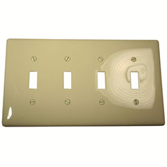 WALLPLATE MIDI TOGGLE 4-GANG