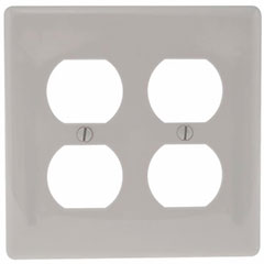 WALLPLATE 2-GANG DUPLEX IVOR