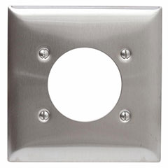 WALLPLATE 2-GANG RECEPTACLE