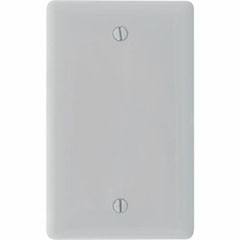 WALLPLATE 1-GANG BLANK WHITE