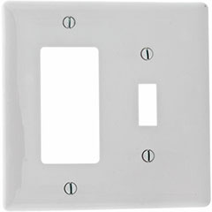 WALLPLATE MIDI TOGGLE 2-GANG