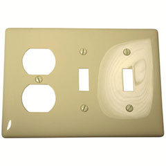 WALLPLATE MIDI TOGGLE 3-GANG