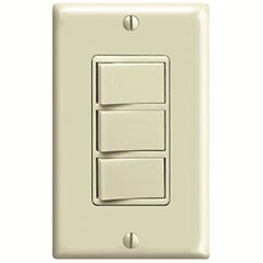 SWITCH ROCKER 3-1P 15A IVORY