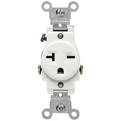 RECEPTACLE SGL 20A 250V IVY