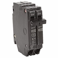 GE THQP BREAKER 2POLE 30A