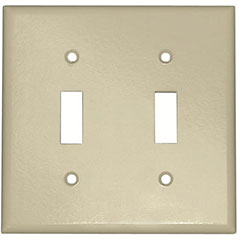 SWITCH 2-GANG TOGGLE PLATE I