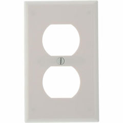 DUPLEX RECEPTACLE PLATE 1-GA