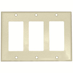 DECORA SWITCH 3-GANG PLATE I