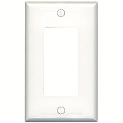 DECORATOR 1-GANG WALL PLATE