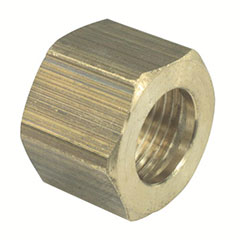 BRASS COMP NUT 3/8"