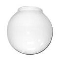 BALL GLOBE THREADED 6" WHITE