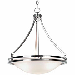 3LT CHANDELIER 16-7/8 BN