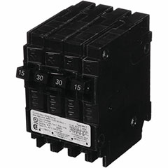 QT TRIPLEX BREAKER 2X 15A 1-