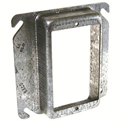 HUBBELL SQUARE MUD RING 4" 1