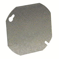 OCTAGON COVER 4" FLAT BLANK