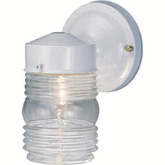 PORCH LIGHT FIXTURE WHT