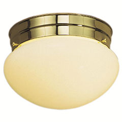 CEILING LIGHT 6" POLISHED BR