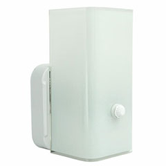 WALL LIGHT 4-3/8" X 7-1/2 WH