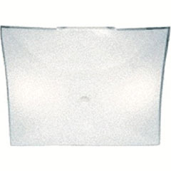 4BX GLASS SQUARE 12" WHITE