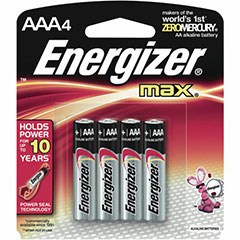 4PK ENRGIZR MAX BATT AAA