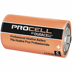 1EA DURACELL P-CELL BATT C