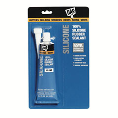 DAP SILICONE CAULK WHITE 2.8