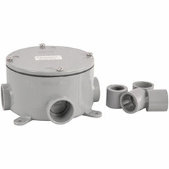 ROUND JUNCTION BOX 1/2" TO