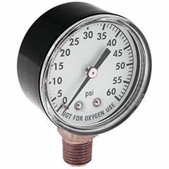 PRESSURE GAUGE 060 BACK MOUN