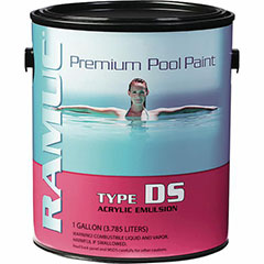 POOL PAINT WATERBASED ACRYLIC BLUE GALLON