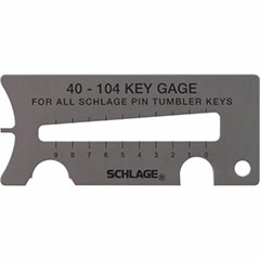 SCHLAGE KEY GAUGE