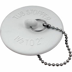 TUB STOPPER 15" CHAIN PK5