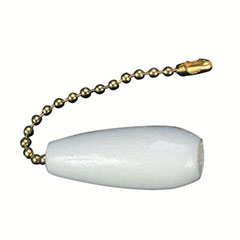 PULL CHAIN POLISH BRASS 12IN