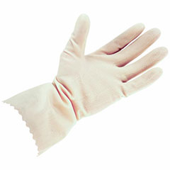 UNLINED LATEX GLOVES PAIR -