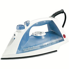 NON-STICK HOSP IRON,WHITE