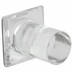 SQUARE MIRROR KNOB 1"X1"