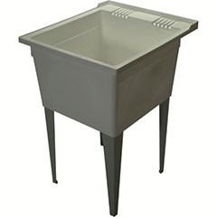 ZURN FLR MT LAUNDRY TUB W/ F