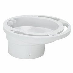 DWV PVC CLOSET FLANGE 4" X 3