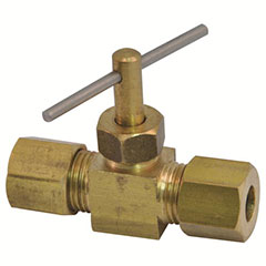 NEEDLE VALVE,1/4COMP,LF