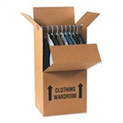 Wardrobe Box Printed  23 3/4 x 20 1/2 x 46 1/8  350# / 51 ECT DW Printed Room Locator Check-Off Box